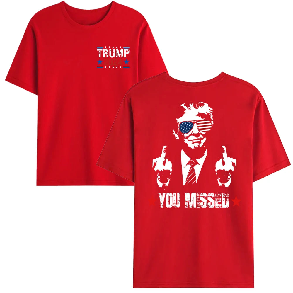 Maglietta Uomo Trump 2024 &ndash; Elettorale DJT &ndash; Made In USA